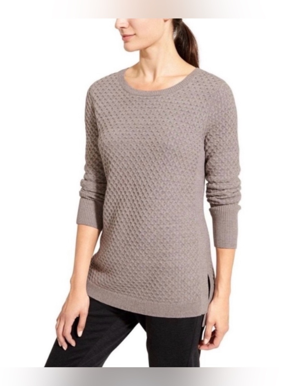 Athleta Honeycomb Sweater 🤎